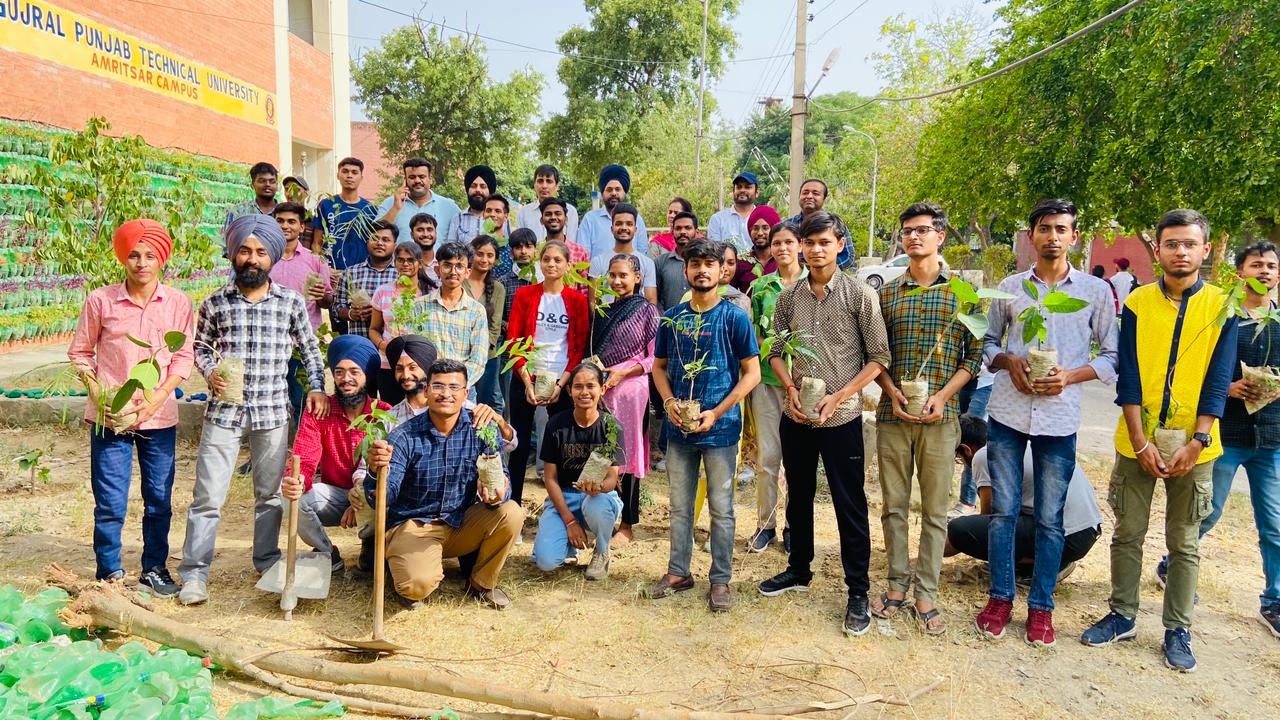 World Environment Day was organised by NSS Unit of IKGPTU Amritsar Campus on 10th June 2022. 
